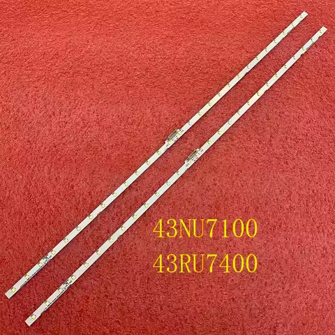 LED backlight strip(2) for Samsung UE43NU7192U UE43RU7092 UN43NU7100 UE43NU7100 UE43NU7120 UE43NU717