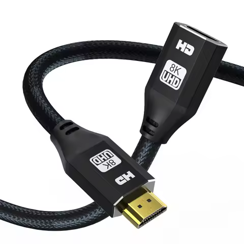 8K HDMI-compatible Extension Cable 4K HDTV Exten Male to Female Cable for PC TV Box Projector HDMI-c