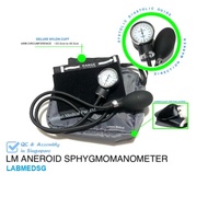 LM Aneroid Sphygmomanometer option + Stethoscope, Manual BP blood pressure monitor, Sphyg meter Labm