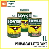 ◸ ✹ ♒ BOYSEN Latex Paint 1L  (Flat White / Semi-Gloss White / Gloss White)
