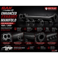 SAK Turbo Enhanced Exhaust Manifold Toyota Hilux Revo 1GD 2GD Heavy Duty Cast RHF4 RHF5