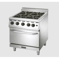 Modena Gr 7741 Go Burner Gas Range With Oven / Kompor Oven 4 Tungku