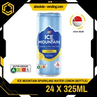 F&N Ice Mountain Sparkling Water Lemon 325ML X 24 (CAN)