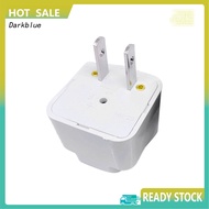  Plug Converter Universal Safe Mini US 2pin to 3pin Travel Power Plug Converter for Business Trip