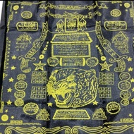 saputangan kain rajah tintamas gambar harimau