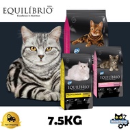 Total Equilibrio Adult Cat Food 7.5kg Hairball / Long Hair / Kitten (Makanan Kucing EQ / EQ cat food