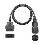 10 Pin to OBD2 Adapter Cable for BMW Motorcycle ICOM D & S199 - Diagnostic Connector Cable for BMW B