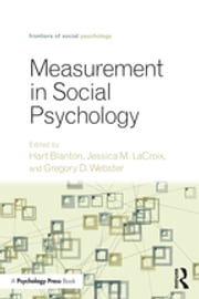 Measurement in Social Psychology Hart Blanton