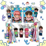 NCT WISH BAGCHARM & PHOTOCARD HOLDER | NCT WISH GLITTER KEYCHAIN