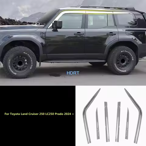 For Toyota Land Cruiser 250 LC250 Prado 2024 + Car Styling Window Visor Rain Sun Deflector Shade She