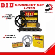 💯% ORIGINAL DID SPROCKET SET LC135 428AD / 428HDS