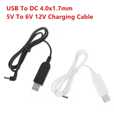 USB To DC Power Charging Cable 4.0x1.7mm Plug 5V 1A 6V 12V Power Charging Cable For PSP 1000/2000/30