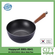Happycall IH CROCODILE 28cm Die Cast Wok Pan - 3001-0641