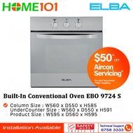 Elba Built-In Conventional Oven 53L EBO 9724 S