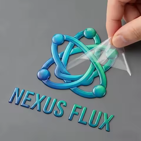 50pcs Custom Stickers Logo Personalized Transfer Sticker 3D UV DTF Wedding Labels Waterproof Company
