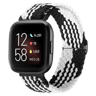 GEEKTHINK สายถักเดี่ยวสำหรับ Fitbit Versa 4 3 2 1 Versa Lite สำหรับ Fitbit Sens/sense 2ยางยืดสำหรับ 
