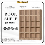 GKOLEXCI (DIY) Tebal 30mm Almari Rak Divider Storage Rack Bookshelf Buku Multiusage Display Cabinet