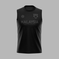 [READY STOCK] Malaysia ''Harimau Malaya" Jersey Blackout - SLEEVELESS