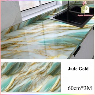STIKER DAPUR 60cm x 3M - MOTIF MARMER & KERAMIK - SUPER ANTI MINYAK/AIR - UNTUK KOMPOR & BACKSPLASH