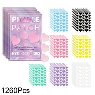 Large Size Combination Acne Patch Heart-shaped Acne Cover Patch Face Concealer Acne O0o3