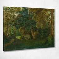Art reproduction George Sand s Garden at Nohant Eugène Delacroix edx42 รูปติดผนัง ภาพที่มีชื่อเสียง 
