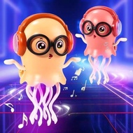 Magical Dance Electric Jellyfish Toy Children's Puzzle Belt Music Event Running Toys Gift