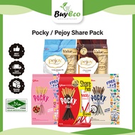GLICO Pocky Share Pack 160g-176g x 8pack / Pejoy Value Pack 112g-126g x 7pack