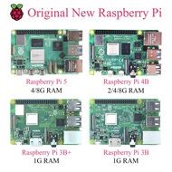 Original Raspberry Pi 5 4B 3B+ 3B Development Board RAM 2G 4G 8G Broadcom 4 Core CPU For DIY, Educat