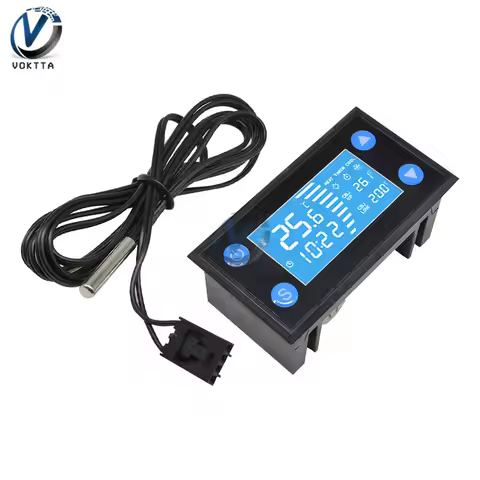 High Precision W1213 Intelligent Digital Display Thermostat AC110-220V Temperature Controller with N