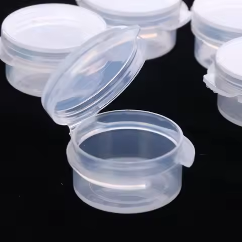 5pc 5g Make Up Jars For Small Business Mini Sample Bottle Sealing Pot Face Cream Container Plastic T