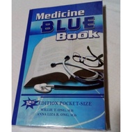 ✤ ◭ ♞,♘,♙Medicine BLUE Book  Pocket Size 12th edition Willie Ong M.D Anna Liza R. Ong M.D