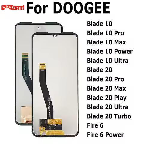 For DOOGEE Blade 10 Pro Max Ultra Power Display Screen LCD Original For Blade 20 Pro Ultra Play Turb