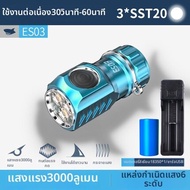 SMILING SHARK | ไฟฉายพกพาพลังสูง 3000LM