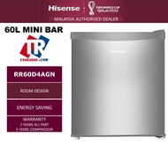 Hisense Single Door 1-Door 60L Mini Bar Refrigerator Fridge Peti Sejuk