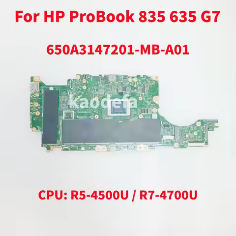 6050A3147201-MB-A01 Mainboard For HP ProBook 635 AERO G7 Laptop Motherboard CPU: R3-4300U R5-4500U /