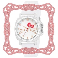 J-Axis Sanrio Rubber Big Face Watch, Hello Kitty, Women s, White, CR3C0008-KTW