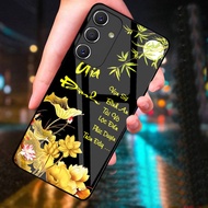 Ốp Lưng SAMSUNG A15 A25 5G A35 A55 5G Mặt kính cao cấp sáng đẹp Chữ thư pháp