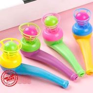 5pcs Classics Blow Pipe Blow Ball Rod Game Toys Children Ball Wholesale Dangling Toy Training Q9Q4