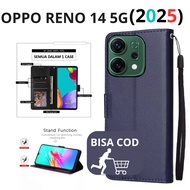 CASE hp OPPO RENO 14 5G CASE WALLET FLIP CASE WALLET FLIP LEATHER CASE PREMIUM-FLIP WALLET CASING WA