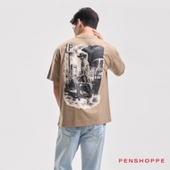 Penshoppe Gunsmoke Relaxed Graphic T-Shirt For Men [Tshirt, T shirt] T Shirt Men T Shirt For Men