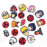 Japanese Anime Jibbitz Naruto Clogs Sasuke Design Accessories Charms Kakashi
