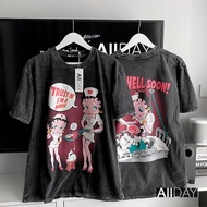 เสื้อวินเทจ เสื้อวง ลาย betty boop