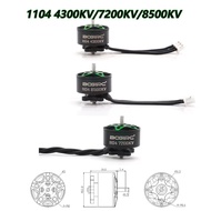 RC FPV Motor 1103 8000/11000KV 1104 4300/7200/8500KV Brushless Motor 1.5mm Shaft for RC FPV Quadcopt