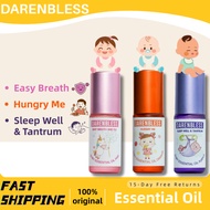DARENBLESS 3-Bottle Wellness Set:Easy Breath,Hungry Me,Sleep Well & Tantrum Essential Oil