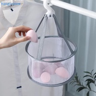 {hangmaiow} Drying Ra Hanging Basket Beauty Egg Drying Net Bag Hangable Makeup Brush Storage Ra Stor