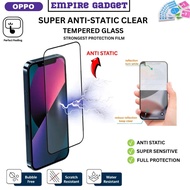 Anti Static Clear OPPO Reno 16Pro,16F,16,15F,15Pro,15,14Pro,14F,14,13F,A6,A6X,A6Pro,A98 Tempered Gla