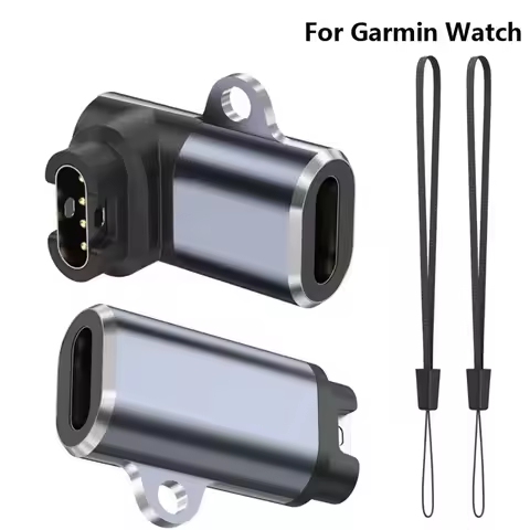 Type C Charger Adapter For Garmin Fenix 7 6 6X 5S 5X Plus/Instinct 2/Venu 2/Vivoactive 4 3/Forerunne