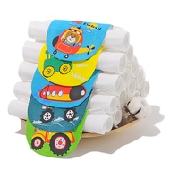 5 PCS เด็กและเหงื่อผ้าเช็ดตัวคอตตอนพร้อมรูปแบบการ์ตูน