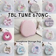 【imamura】For JBL TUNE 670NC Headphone Case Simple Cartoon Headset Earpads Storage Bag Casing Box