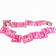 UNICORN BIRTHDAY LETTER BANNER 14.5x16cm (each letter)